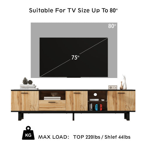 Modern TV Bench For TVs Up To 80 Inches